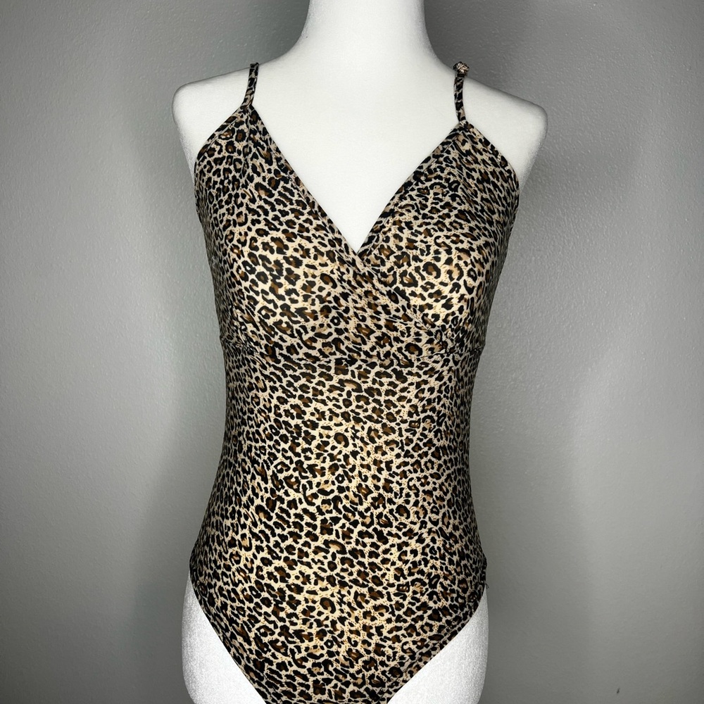 SHEIN SXY | LEOPARD PRINT CAMI BODYSUIT